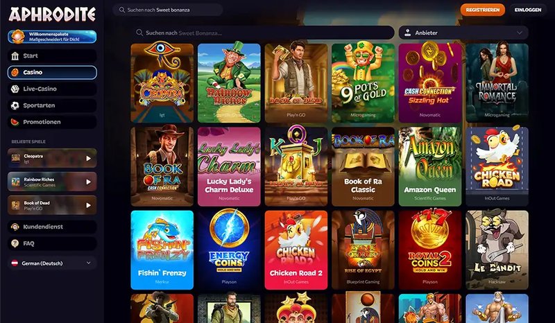 Experience the Allure of Love at Aphrodite Casino in the UK